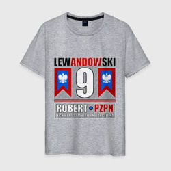 Мужская футболка хлопок Роберт Левандовски сборная Польши