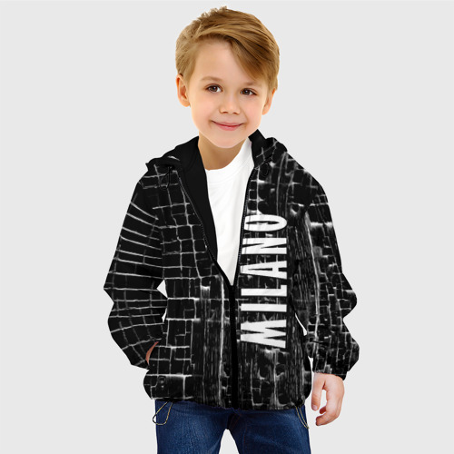 Детская куртка 3D Milano - vanguard texture, цвет черный - фото 3