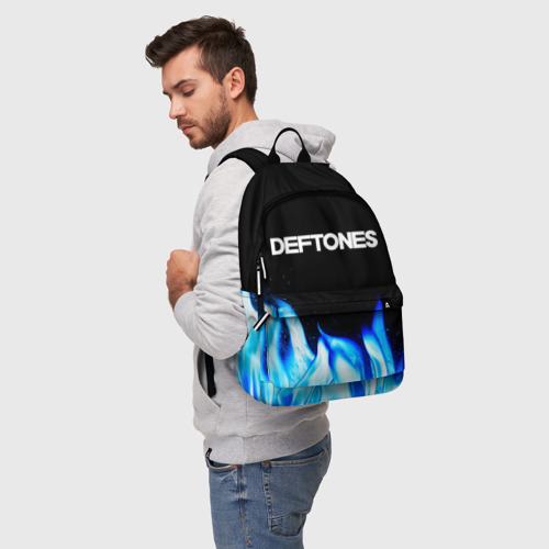 Рюкзак 3D Deftones blue fire - фото 3