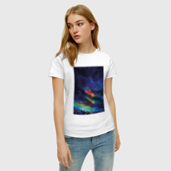 Женская футболка хлопок Звездная рапсодия - фото 2