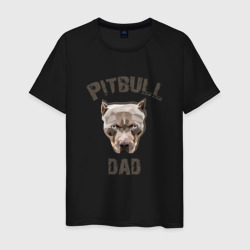 Pitbull dad – Футболка из хлопка с принтом купить со скидкой в -20%