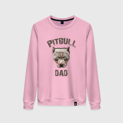 Женский свитшот хлопок Pitbull dad