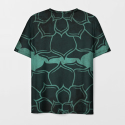 Мужская футболка 3D Абстрактный цветочный узор