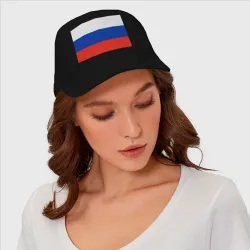 Бейсболка Триколор - флаг России плетёный - фото 3