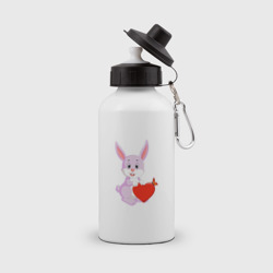 Бутылка спортивная Кролик с сердцем