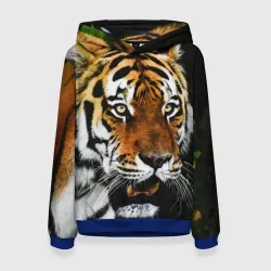 Женская толстовка 3D Боевой тигр