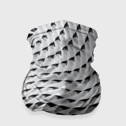 Бандана-труба 3D Металлическая абстрактная броня