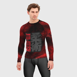 Мужской рашгард 3D Jiu-Jitsu Bazilian Black-Red - фото 2