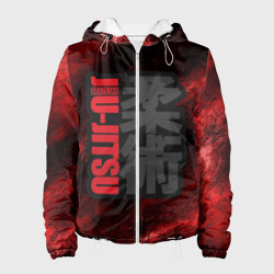 Женская куртка 3D Jiu-Jitsu Bazilian Black-Red