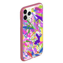 Чехол для iPhone 11 Pro Max матовый Сочные краски лета и бабочки - фото 2