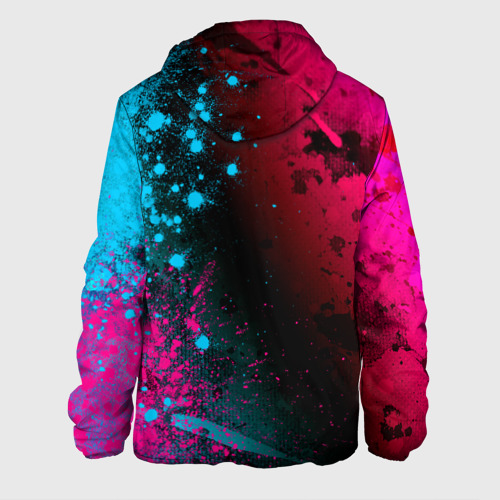 Мужская куртка 3D Bleach - neon gradient: по-вертикали, цвет 3D печать - фото 2
