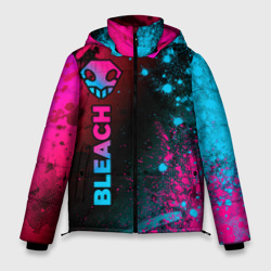 Мужская зимняя куртка 3D Bleach - neon gradient: по-вертикали