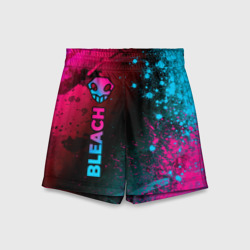 Детские спортивные шорты 3D Bleach - neon gradient: по-вертикали