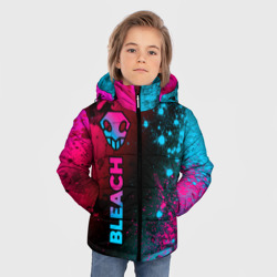 Зимняя куртка для мальчиков 3D Bleach - neon gradient: по-вертикали - фото 2