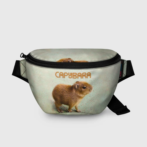 Поясная сумка 3D Детёныш капибара