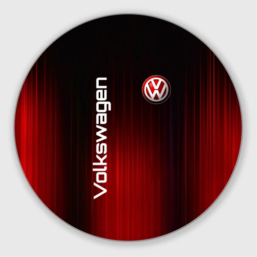 Круглый коврик для мышки Volkswagen art