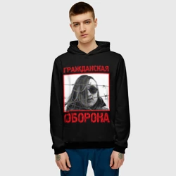 Мужская толстовка 3D Гражданская Оборона - Егор Летов - фото 2