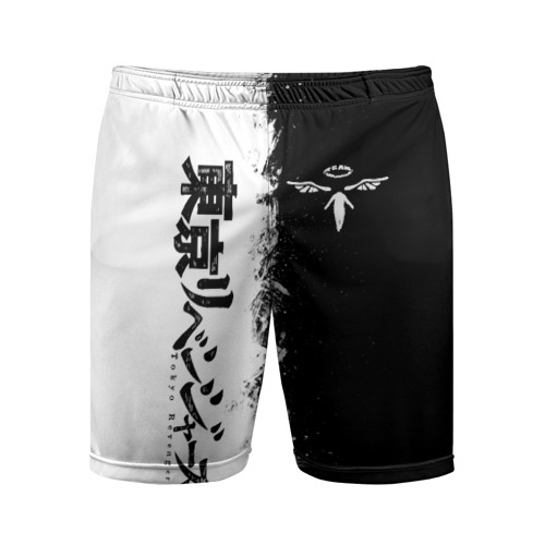 Мужские шорты спортивные с принтом Токийские мстители : Банда Вальгала, вид спереди #2