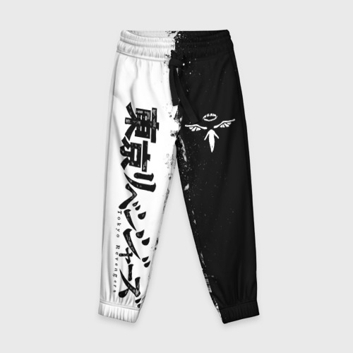 Детские брюки 3D с принтом Токийские мстители : Банда Вальгала, вид спереди #2