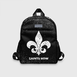Детский рюкзак 3D Saints Row с потертостями на темном фоне