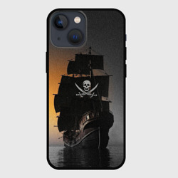 Чехол для iPhone 13 mini Пиратский фрегат