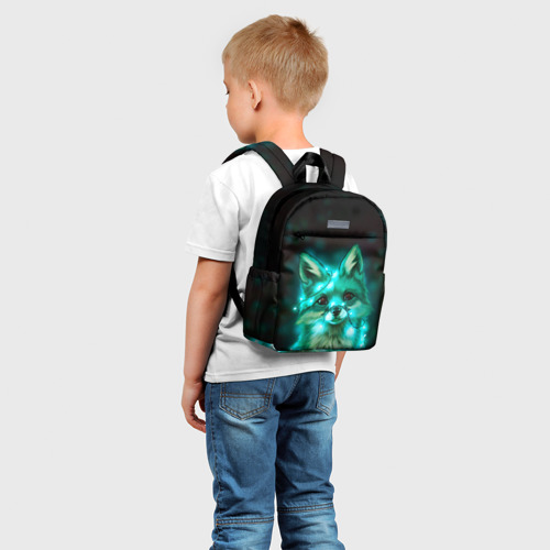 Детский рюкзак 3D Неоновый лис - фото 3