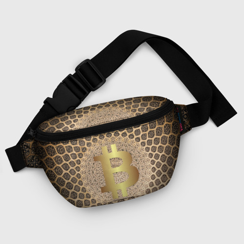 Поясная сумка 3D Золотой биткоин - фото 6