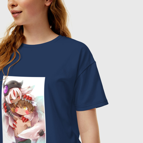 Женская футболка хлопок Oversize с принтом Красавчик Рэг, фото на моделе #1