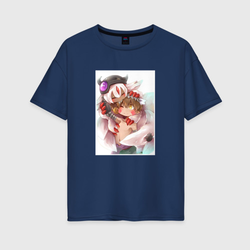 Женская футболка хлопок Oversize с принтом Красавчик Рэг, вид спереди #2