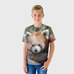 Детская футболка 3D Красная панда - фото 2