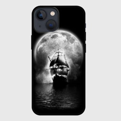 Чехол для iPhone 13 mini Корабль в ночи