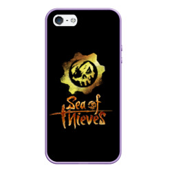 Чехол для iPhone 5/5S матовый Sea of thieves шестеренка