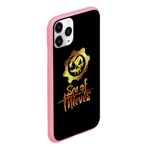 Чехол для iPhone 11 Pro Max матовый Sea of thieves шестеренка, цвет баблгам - фото 3