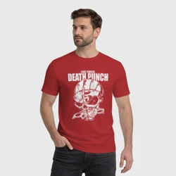 Мужская футболка хлопок FFDP skull - фото 2