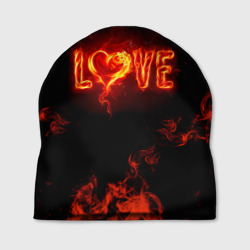 Шапка 3D Fire love