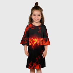 Детское платье 3D Fire love - фото 2