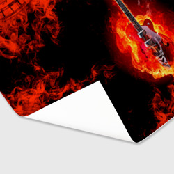 Бумага для упаковки 3D Огненная гитара - фото 2