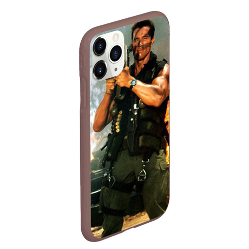 Чехол для iPhone 11 Pro Max матовый с принтом Базука Арнольда мем, вид сбоку #3