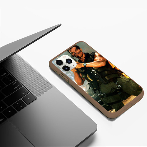 Чехол для iPhone 11 Pro Max матовый с принтом Базука Арнольда мем, фото #5