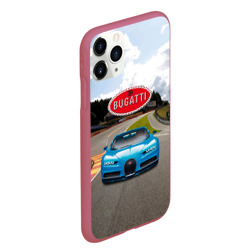 Чехол для iPhone 11 Pro Max матовый Bugatti - motorsport  гоночная трасса - фото 2