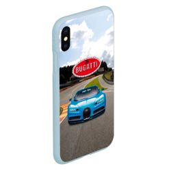 Чехол для iPhone XS Max матовый Bugatti - motorsport - гоночная трасса - фото 2