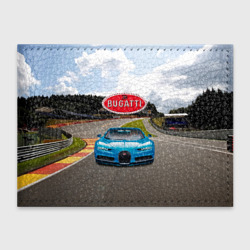 Обложка для студенческого билета Bugatti - motorsport  гоночная трасса