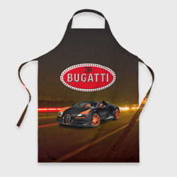 Фартук 3D Bugatti на ночной дороге