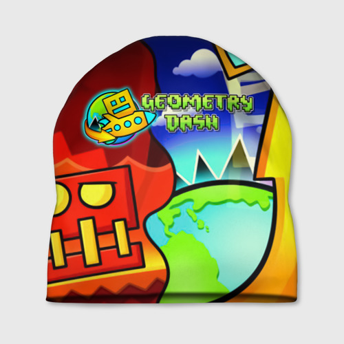 Шапка 3D Geometry Dash world