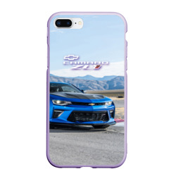 Чехол для iPhone 7Plus/8 Plus матовый Chevrolet Camaro ZL 1 - Motorsport