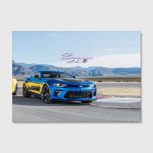 Холст прямоугольный Chevrolet Camaro ZL 1 - Motorsport, цвет 3D печать - фото 2