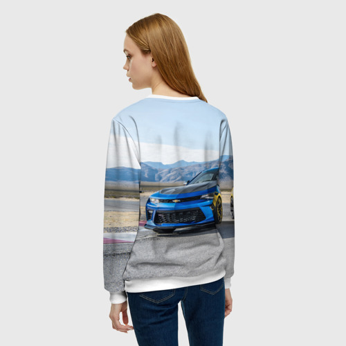 Женский свитшот 3D Chevrolet Camaro ZL 1 - Motorsport, цвет 3D печать - фото 4