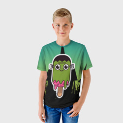 Детская футболка 3D Мороженое - зомби - фото 2