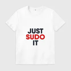 Мужская футболка хлопок Just sudo
