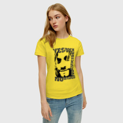 Женская футболка хлопок Курт Кобейн и рок - фото 2